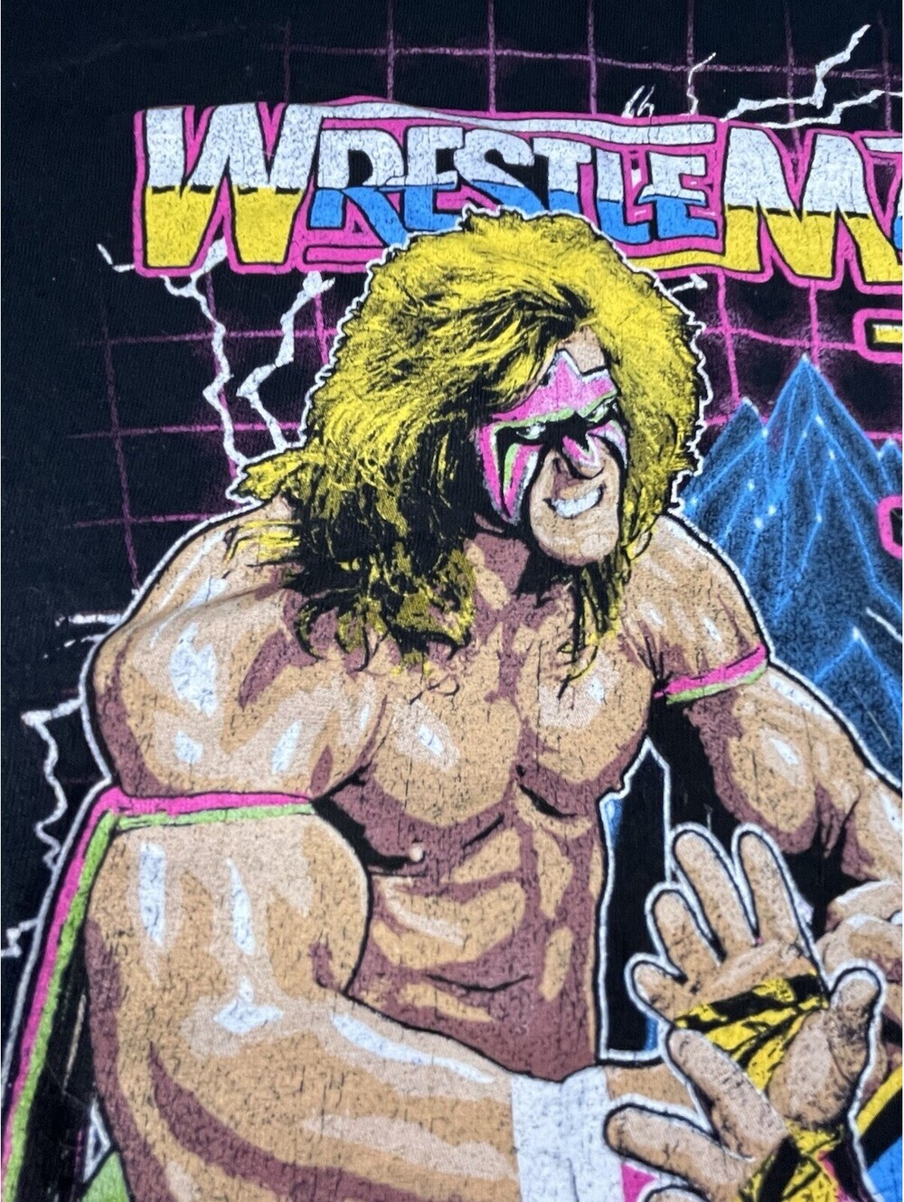 WWE Wrestle Mania VI Retro Macho Man Ultimate Warrior Medium